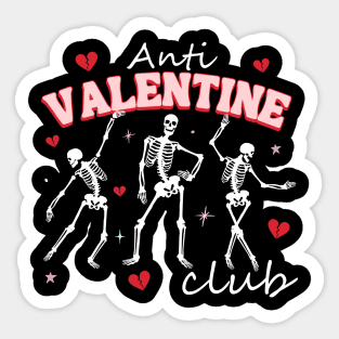 Anti Valentine Club Sticker